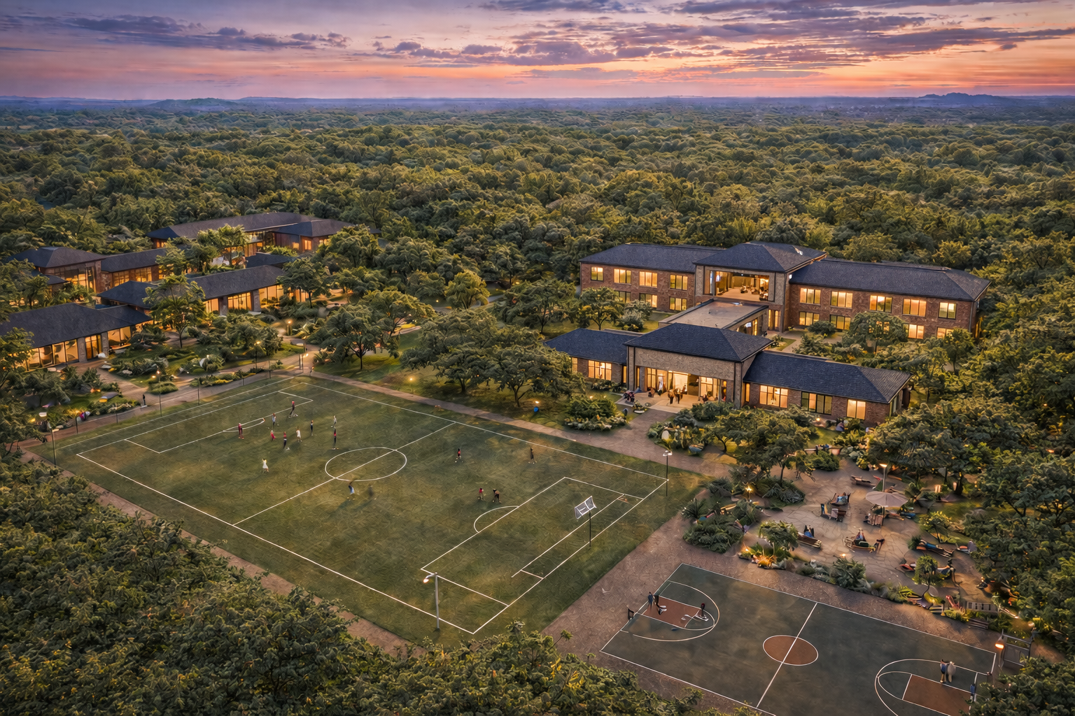 ECAHLI campus grounds