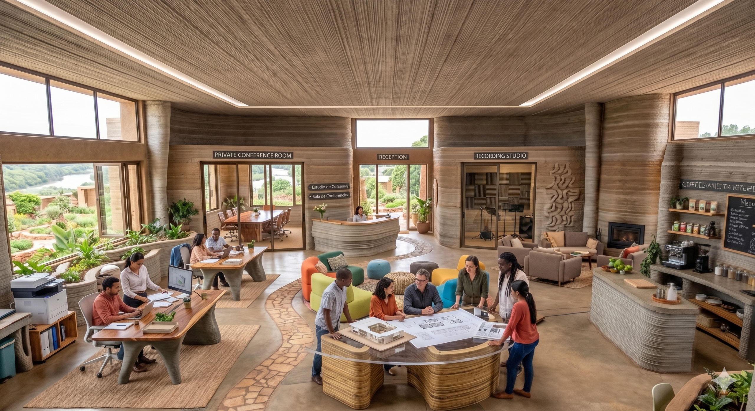 Shared Office Workspace