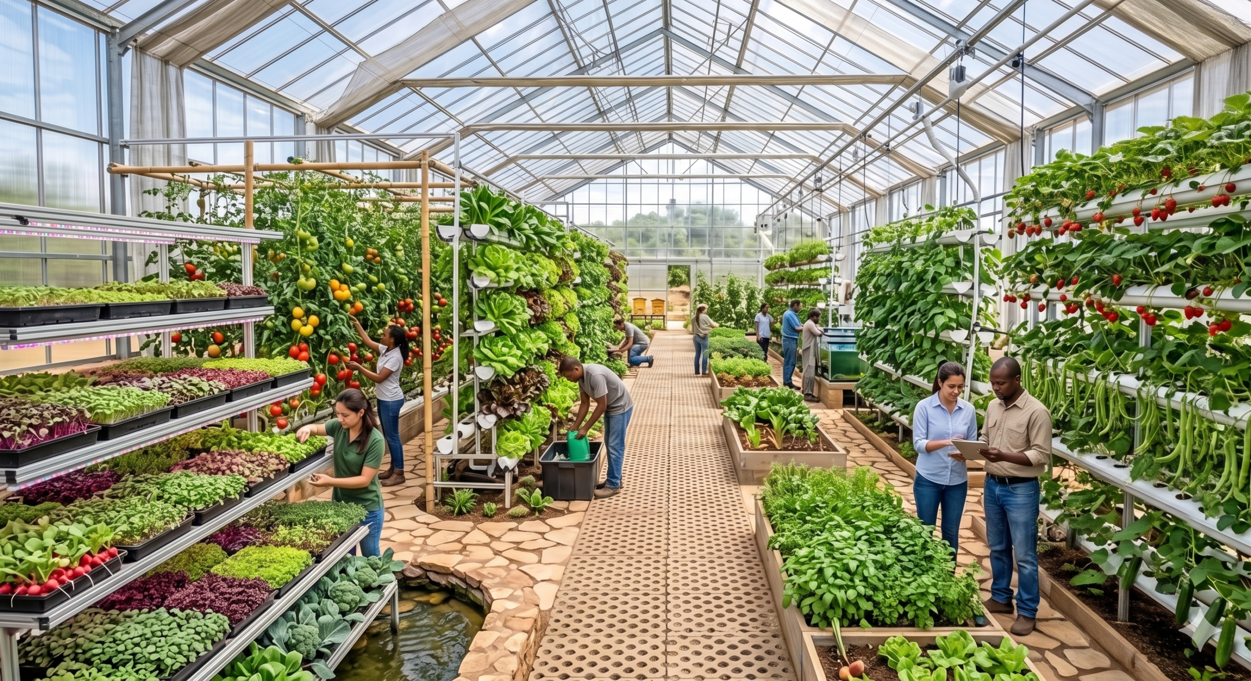 Greenhouse Food Production