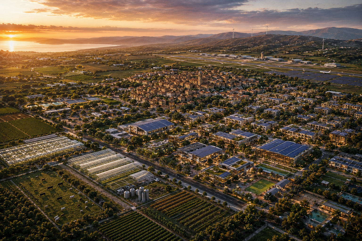 ECAHLI Spain Node aerial view