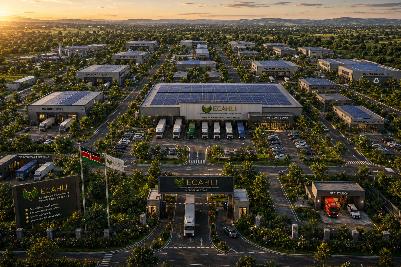 ECAHLI Kisumu — industrial zone and manufacturing area