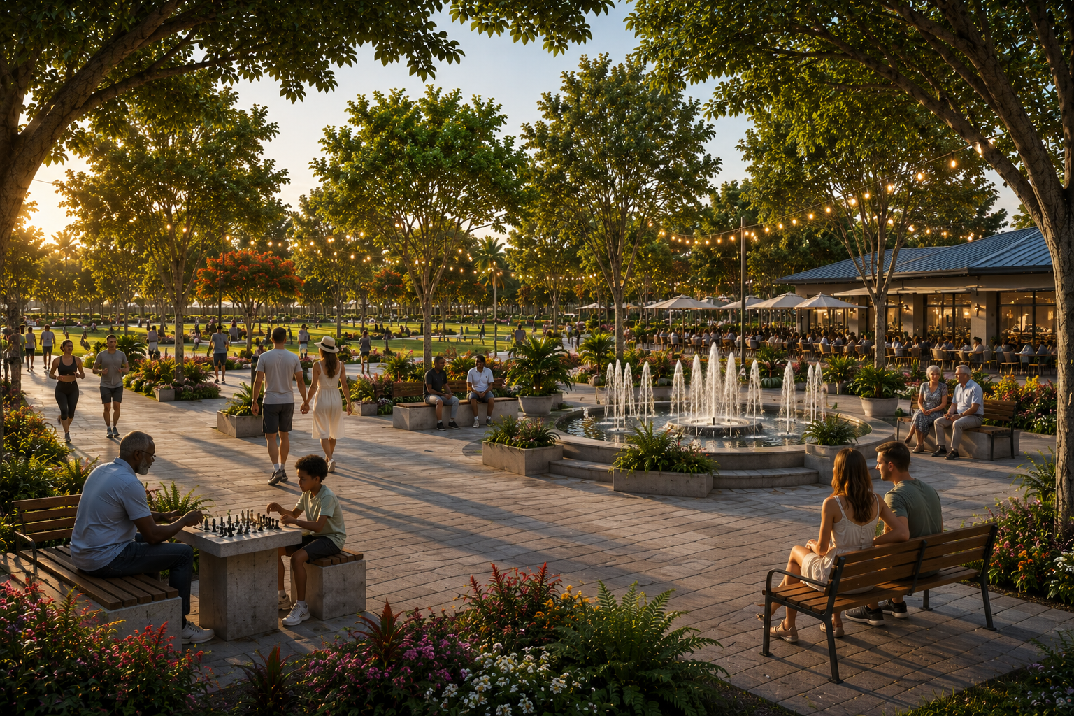 ECAHLI Plaza — community life