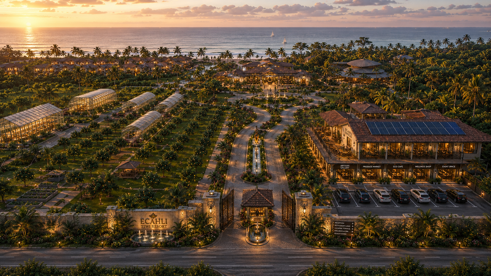 ECAHLI Tiwi Bay Heights — Aerial View
