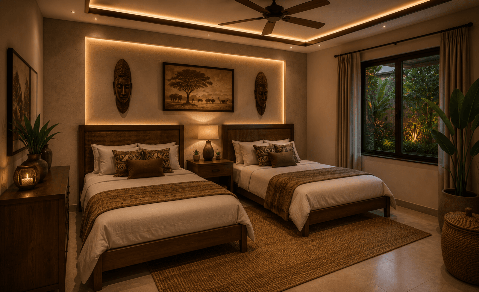 Second bedroom, Tsavo house