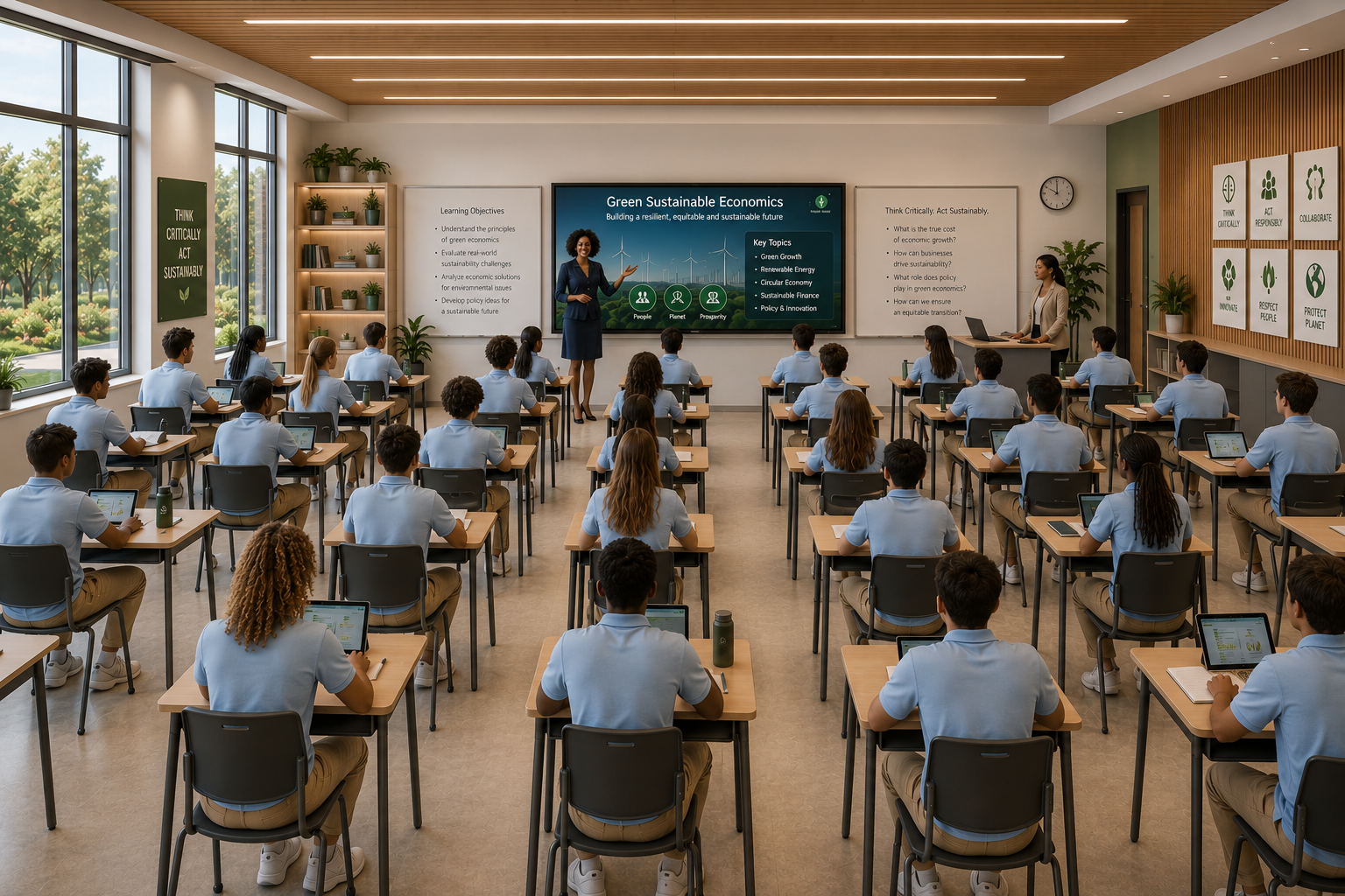 ECAHLI high school classroom