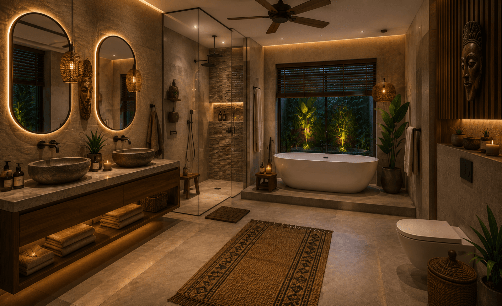 Master bathroom, Tsavo house