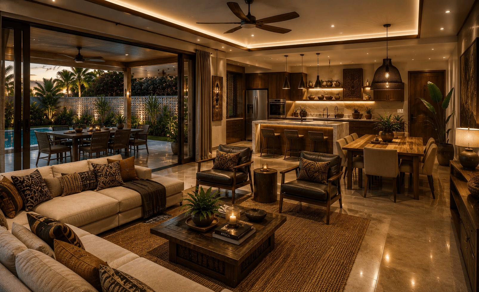 Tsavo house interior living space